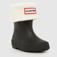 hunter boots HUNTER BOOTS Kids Fleece Cuff Socks in Off-White,4 of 4