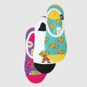 Vans multi simpsons canoodles 3pk Vans multi simpsons canoodles 3pk
