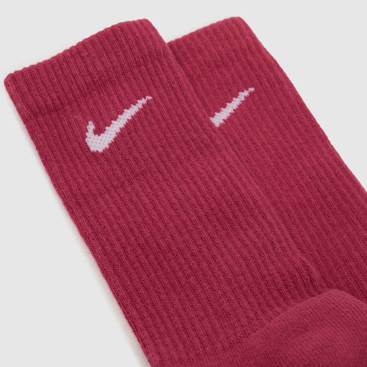 Nike Kids Everyday Crew Socks 3PK in Pink Multi Nike Kids Everyday Crew Socks 3PK 1