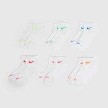 Nike Kids Ankle Socks 6 Pack,1 of 4