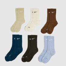 Nike Kids Crew Socks 6 PK,1 of 4