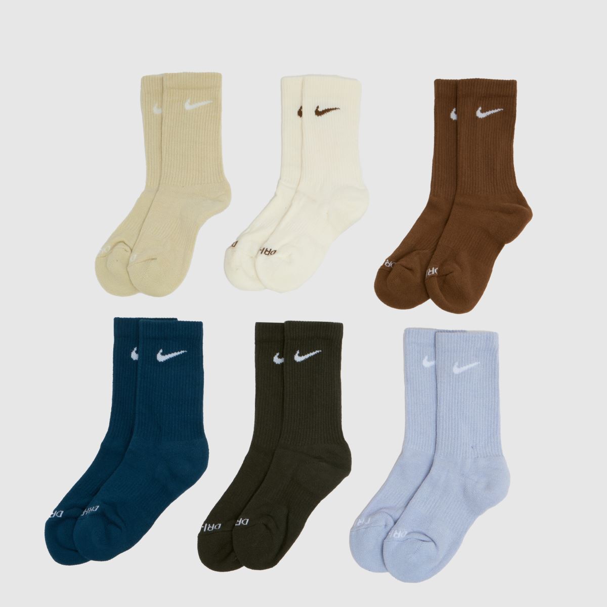 Nike Kids Crew Socks 6 PK 