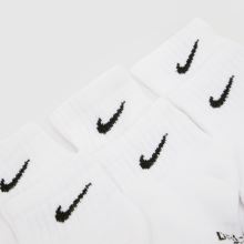 Nike Weiß-schwarz Kids Ankle Socks 6 Pack Nike Kids Ankle Socks 6 Pack,3 von 4