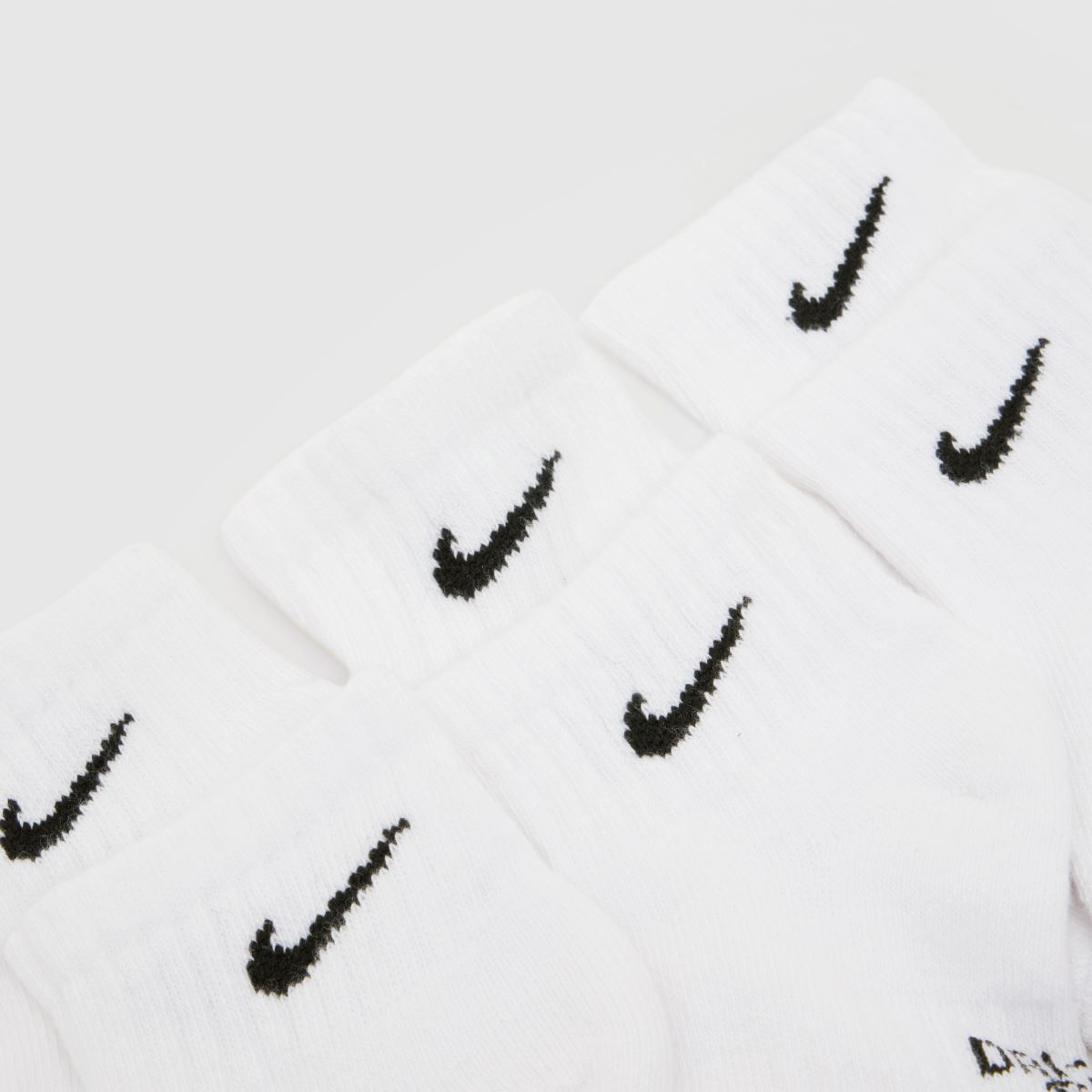 Nike Weiß-schwarz Kids Ankle Socks 6 Pack Nike Kids Ankle Socks 6 Pack 4