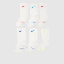 Nike Kids Crew Socks 6PK,1 of 4