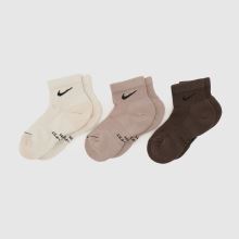 Nike Kids Ankle Socks 3 Pack Nike Kids Ankle Socks 3 Pack,1 von 4