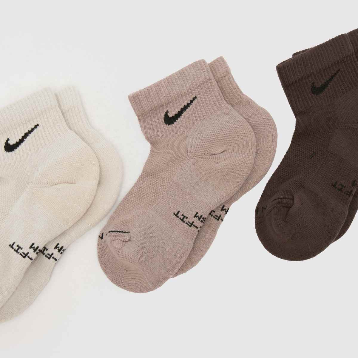 Nike Kids Ankle Socks 3 Pack Nike Kids Ankle Socks 3 Pack 1