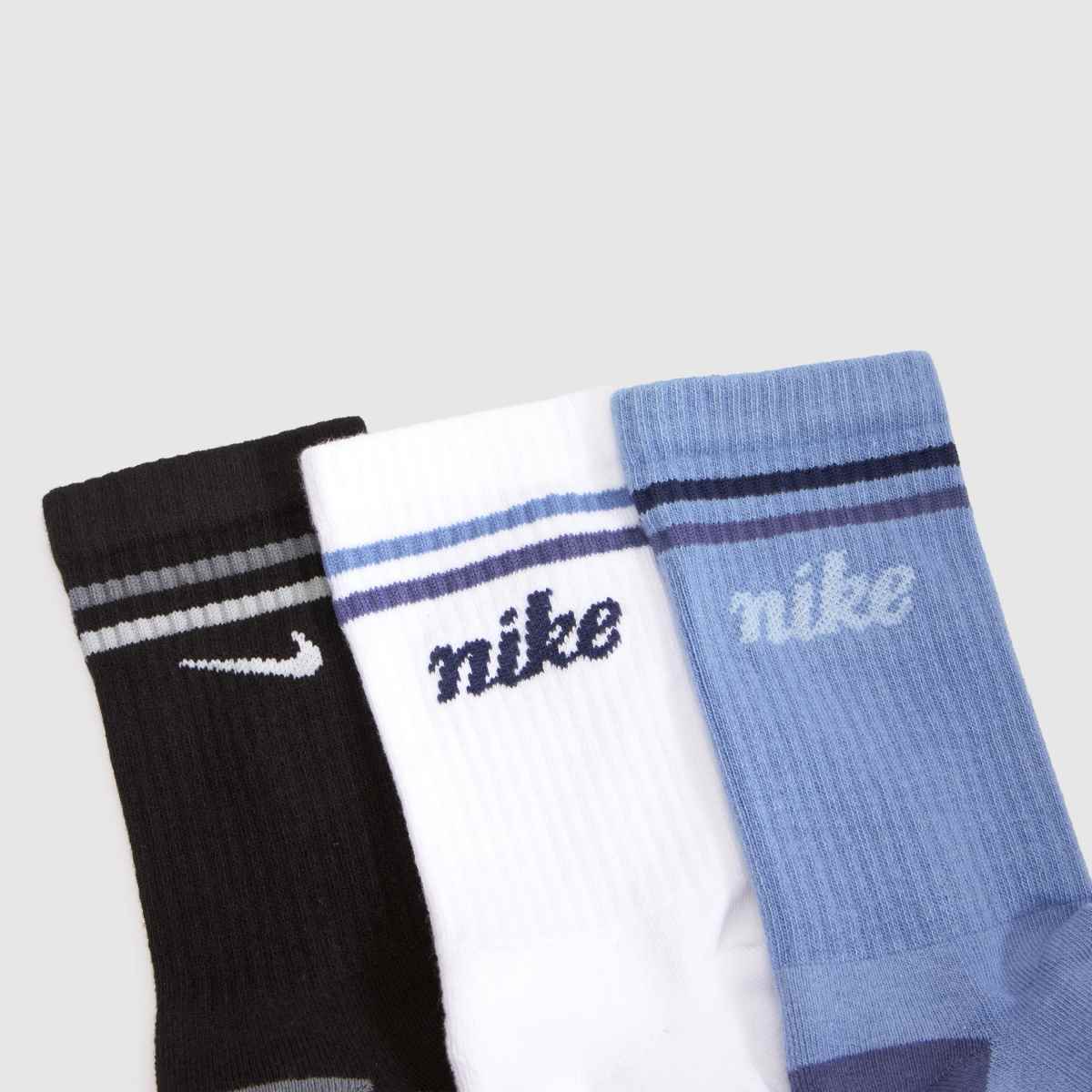 Nike Kids Cushion Crew Sock 6PK in Beige Multi Nike Kids Cushion Crew Sock 6PK 1