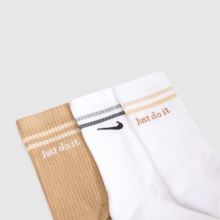 Nike Kids Cushion Crew Sock 6PK in Beige Multi Nike Kids Cushion Crew Sock 6PK,3 of 4