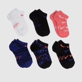 Nike multi kids no show socks 6 pack Nike multi kids no show socks 6 pack