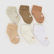 Nike Infant Terry Socks 6 Pack,1 of 4