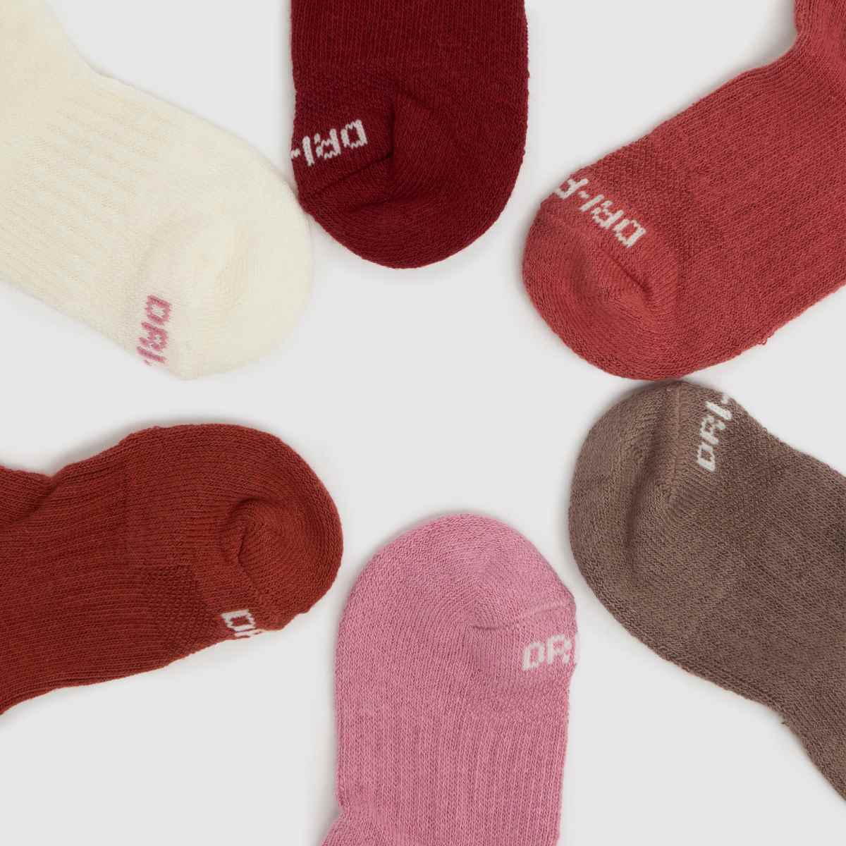 Nike Kids Ankle Socks 6 Pack in Pink Multi Nike Kids Ankle Socks 6 Pack 4