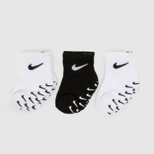 Nike Infant Grip Swoosh Socks 3PK,1 of 4
