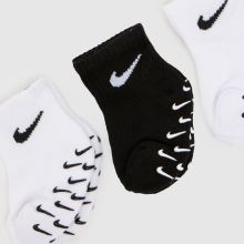 Nike Infant Grip Swoosh Socks 3PK,2 of 4