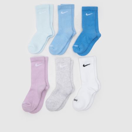 pink and blue nike socks