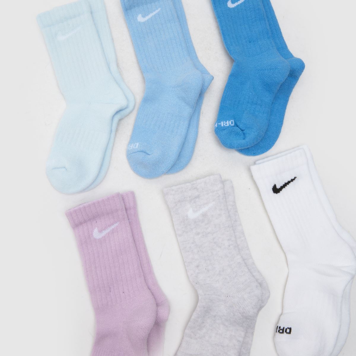 baby blue nike socks