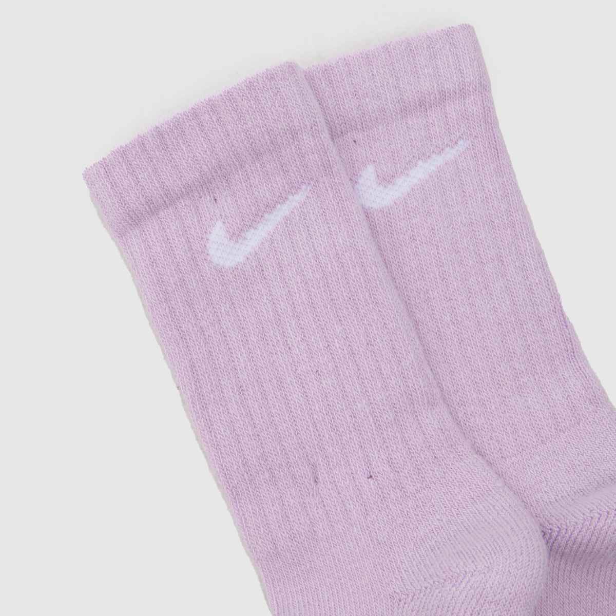 Nike Kids Basic Crew Socks 6 Pack in Blue Multi Nike Kids Basic Crew Socks 6 Pack 4