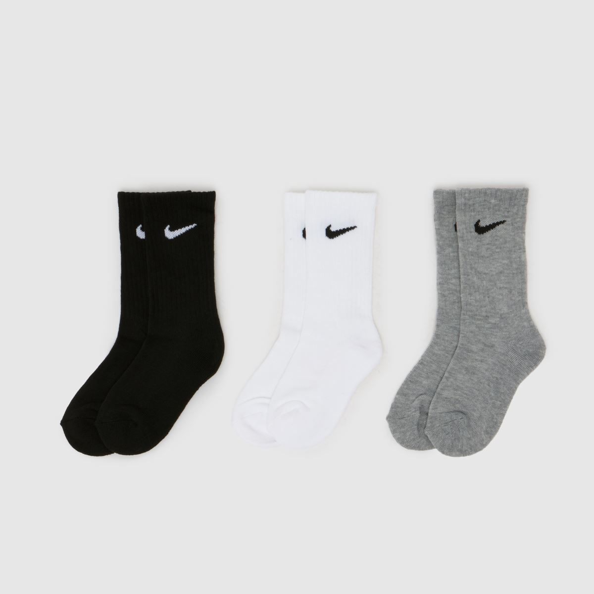 Nike Kids Basic Crew Socks 3 Pack 