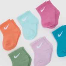 Nike Infant Swoosh Ankle Socks 6 PK,2 of 4