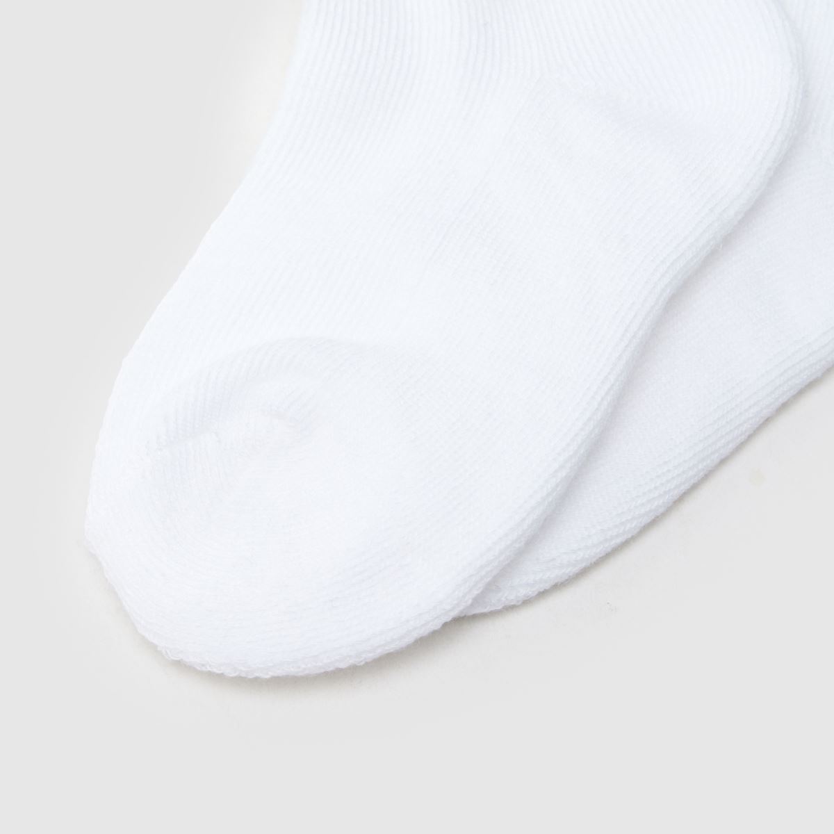 Nike Kids Basic Ankle Socks 3 Pack in White Nike Kids Basic Ankle Socks 3 Pack 7