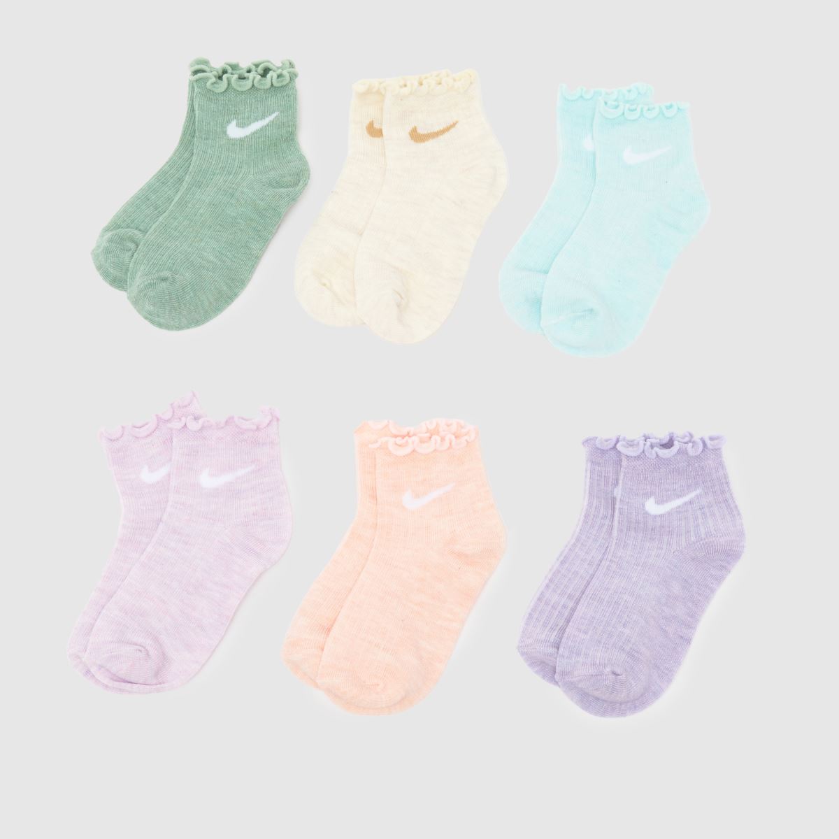 Nike Kids Lettuce Ankle Sock 6PK 