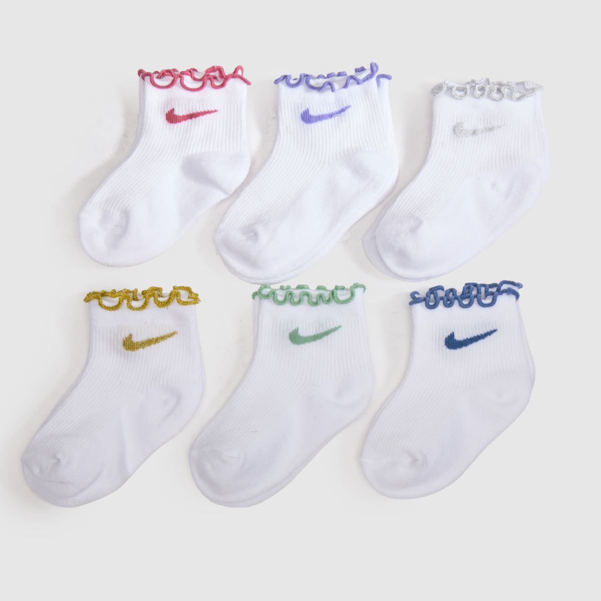 Nike Infant Lettuce Metallic Socks 