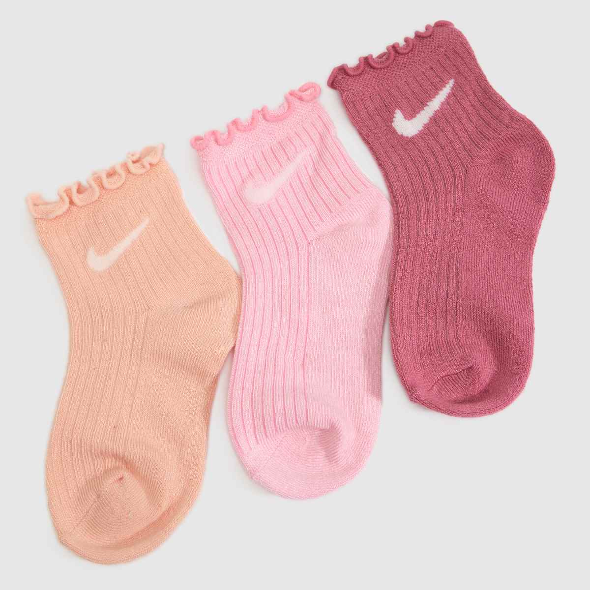 Nike Kids Lettuce Ankle Sock in Pink Multi Nike Kids Lettuce Ankle Sock 4