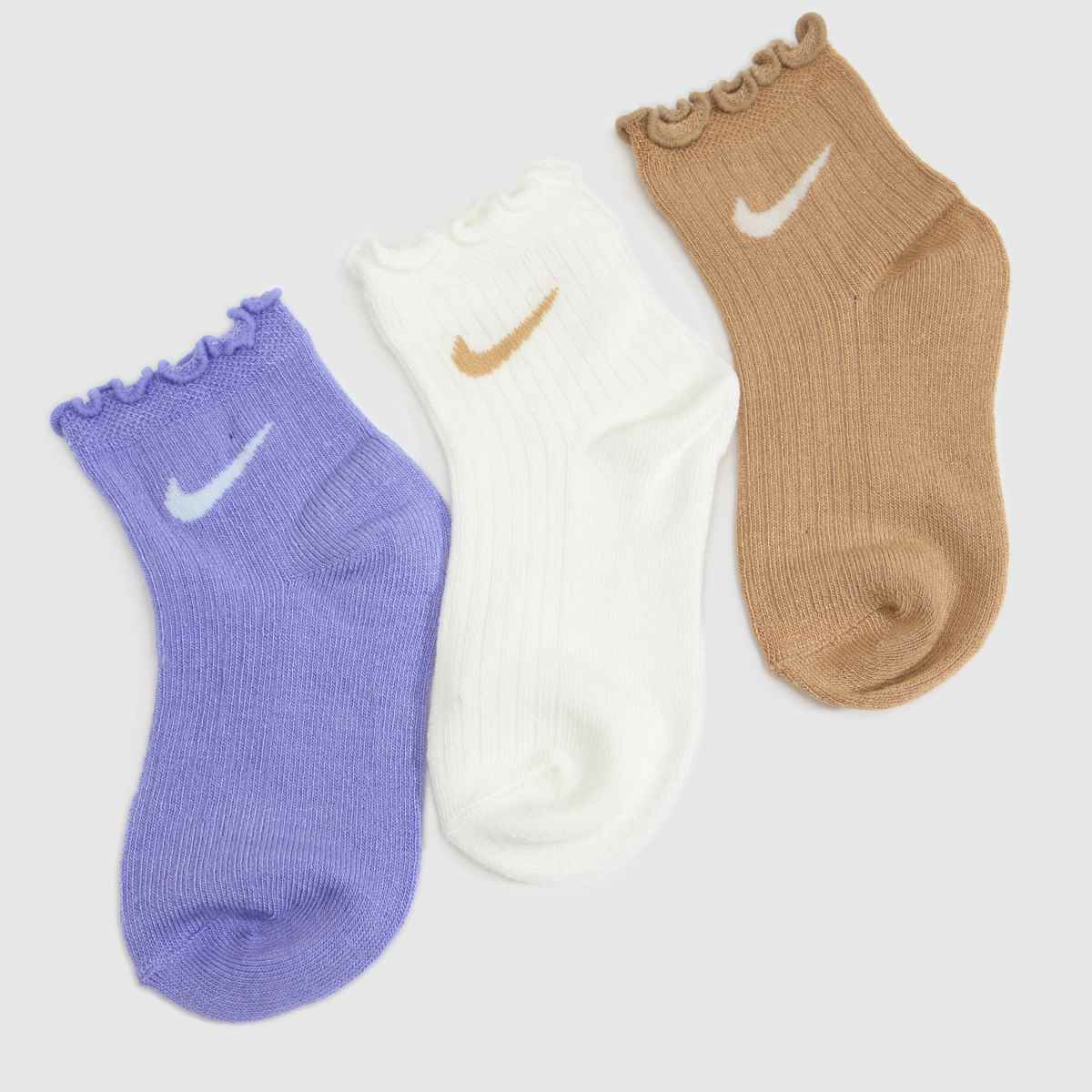 Nike Kids Lettuce Ankle Sock in Pink Multi Nike Kids Lettuce Ankle Sock 7