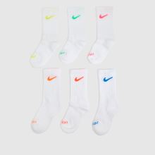 Nike Kids Crew Multi Logo Socks 6pk Nike Kids Crew Multi Logo Socks 6PK,1 von 4