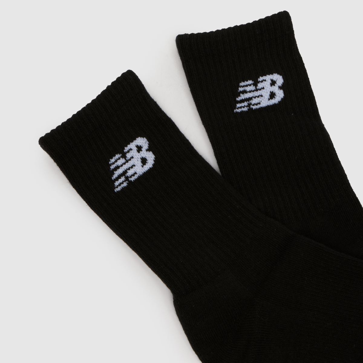 New Balance Kids Crew Socks 3 Pack in Black New Balance Kids Crew Socks 3 Pack 4