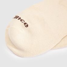 New Balance Kids Ankle Socks 3 Pack in Beige Multi New Balance Kids Ankle Socks 3 Pack,4 of 4