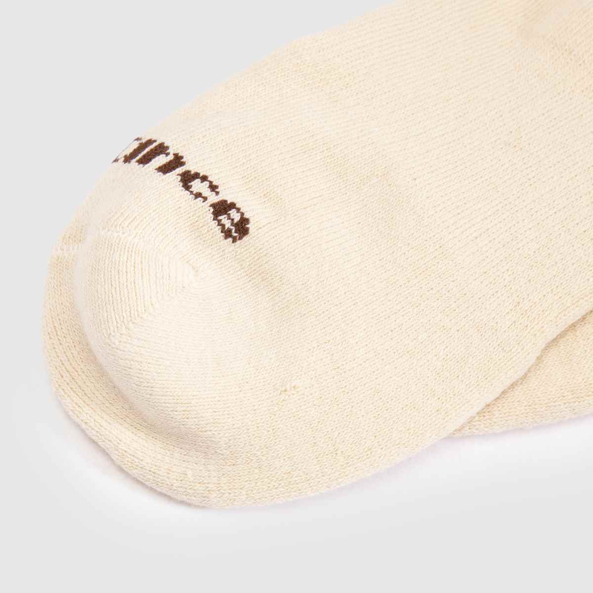 New Balance Kids Ankle Socks 3 Pack in Beige Multi New Balance Kids Ankle Socks 3 Pack 7