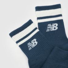 New Balance Kids Striped Midcalf Sock 3 Pk,3 of 4