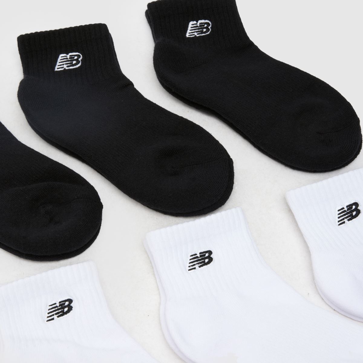 New Balance Kids Logo Ankle Sock 6PK in Multi New Balance Kids Logo Ankle Sock 6PK 1