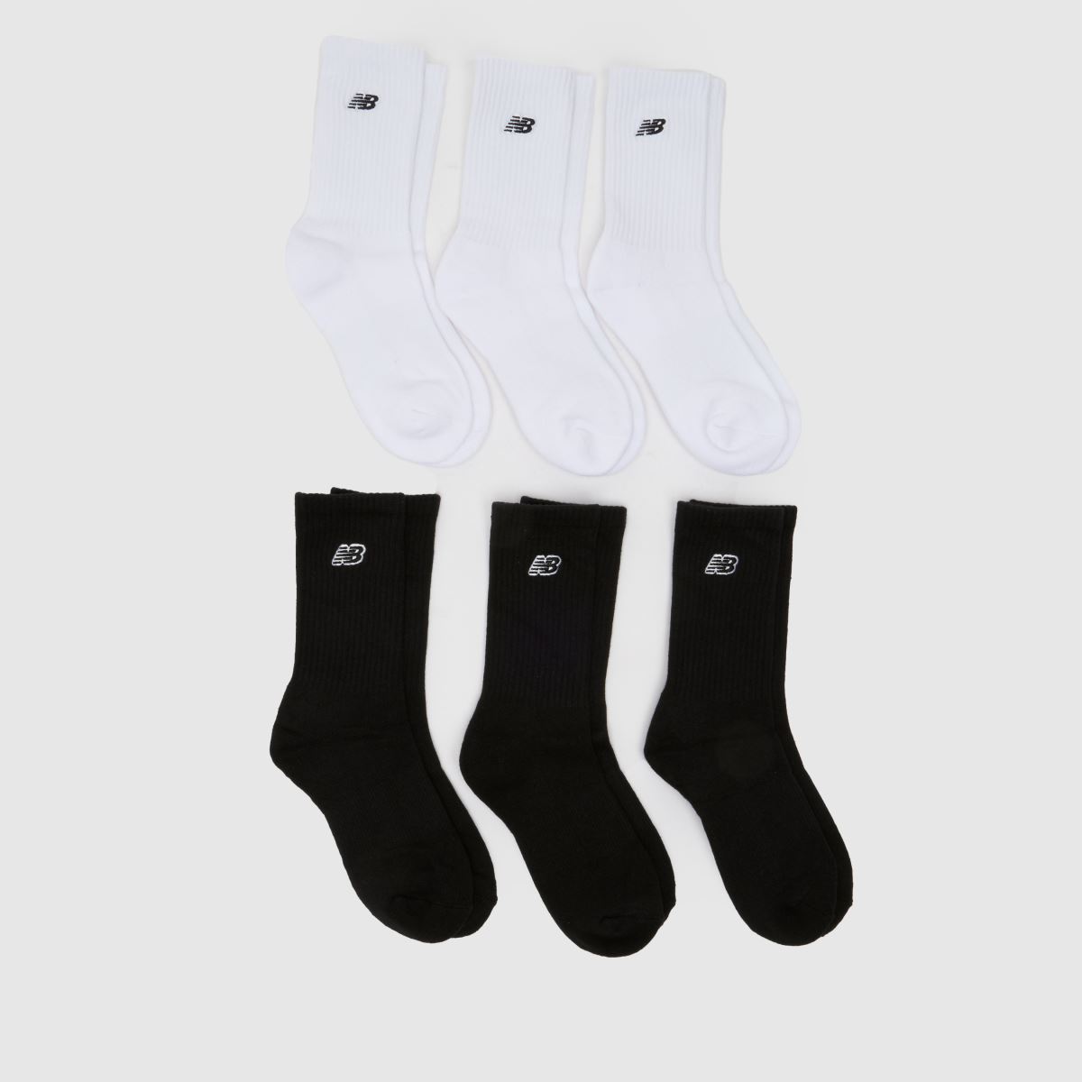 New Balance Kids Logo Crew Sock 6PK 