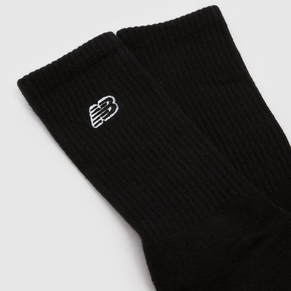 New Balance Kids Logo Crew Sock 6PK in Black & White New Balance Kids Logo Crew Sock 6PK 4