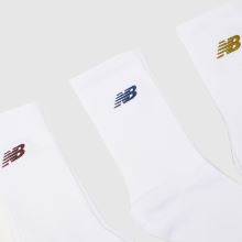 New Balance Kids Mid Calf Socks 6PK in White Multi New Balance Kids Mid Calf Socks 6PK,2 of 4