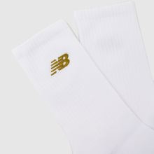 New Balance Kids Mid Calf Socks 6PK in White Multi New Balance Kids Mid Calf Socks 6PK,3 of 4