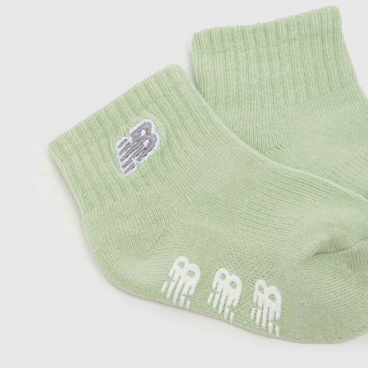 New Balance Kids Grippers Ankle Socks 3 PK in Multi New Balance Kids Grippers Ankle Socks 3 PK 4