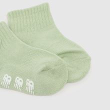 New Balance Kids Grippers Ankle Socks 3 PK in Multi New Balance Kids Grippers Ankle Socks 3 PK,4 of 4