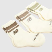 New Balance Kids Midcalf Socks 6PK,2 of 4