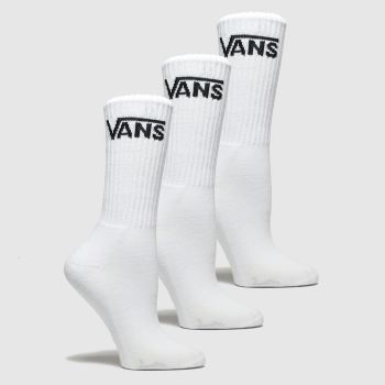 Vans white kids classic crew 3pk Vans white kids classic crew 3pk