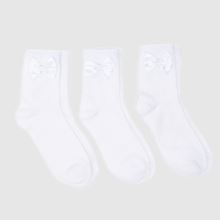 schuh Kids Bow Socks 3 Pack,1 of 4