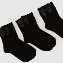 schuh Kids Bow Crew Socks 3 Pack,2 of 4