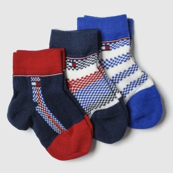 accessories tommy hilfiger navy & red newborn sock giftbox 3pk accessories tommy hilfiger navy & red newborn sock giftbox 3pk
