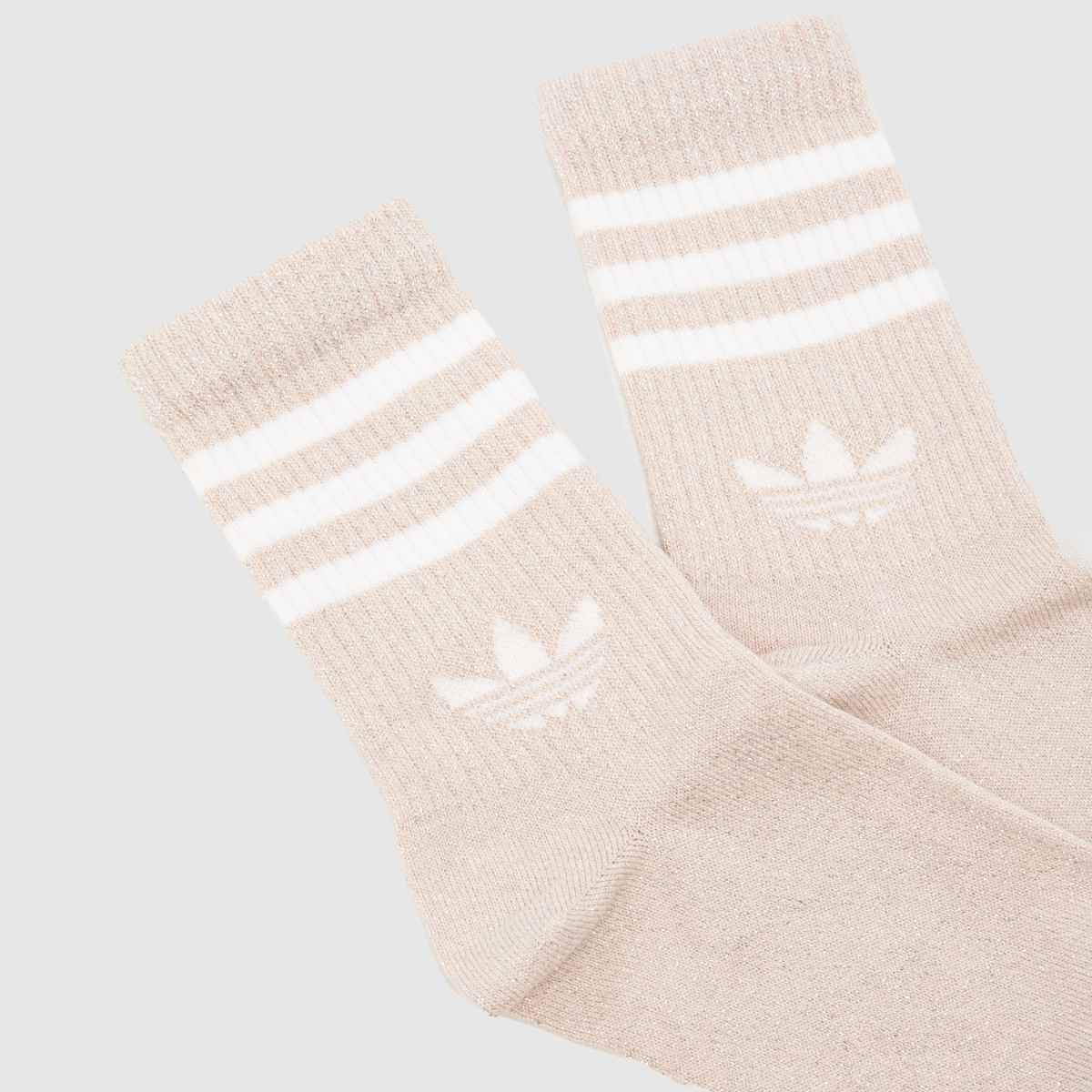 adidas Kids Glitter Crew Sock 2PK in Pink Multi adidas Kids Glitter Crew Sock 2PK 4