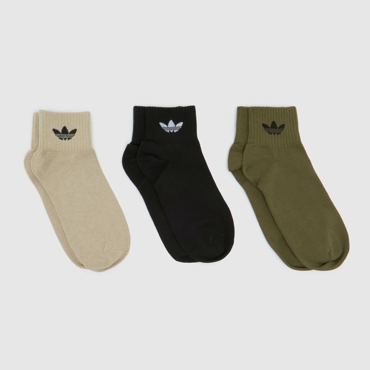 adidas Kids Originals Ankle Sock 3 PK 