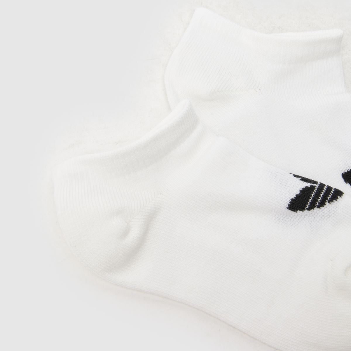 adidas Kids Trefoil Liner Socks 3 Pk in White & Black adidas Kids Trefoil Liner Socks 3 Pk 4