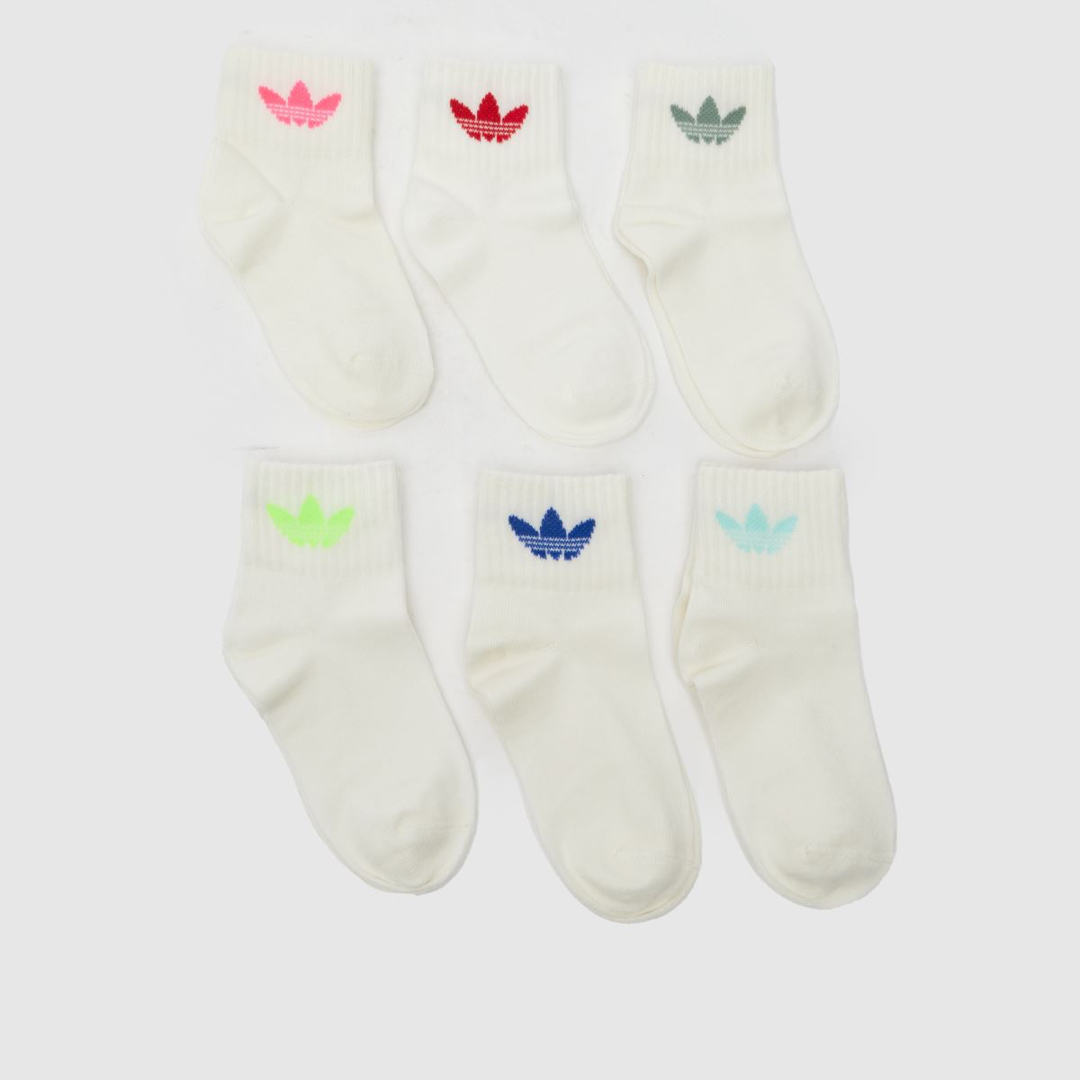 adidas Kids Mid Ankle Sock 6 Pack 