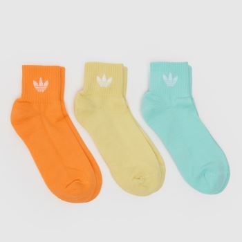 adidas Multi Kids Original Quarter Sock 3PK Socks